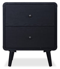 Milan Bedside 2-Drawer Nightstand, Mid-Century Modern, 22