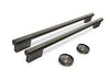 KitchenAid Handle Kit for 30\" Double Wall Oven & Microwave Combo – Black Ore – W11774415