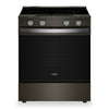 Whirlpool 5.3 Cu. Ft. Electric Range with Air Fry and WipeClean™ Coating - Black Stainless Steel - YWSES7530RV