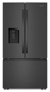 Whirlpool 36\" 30 Cu. Ft. French-Door Refrigerator with Dual Ice Makers - Black Stainless Steel - WRFF3736SV