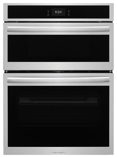 Frigidaire Gallery 30'' 5.3 Cu. Ft. Electric Wall Oven with Stone-Baked Pizza – Stainless Steel - GCWM3070AF | Four mural électrique Frigidaire Gallery de 5,3 pi3 et de 30 po avec pizza cuite sur pierre - acier inoxydable - GCWM3070AF