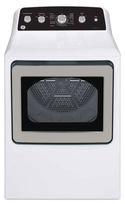 GE 7.2 Cu. Ft. Electric Dryer with SaniFresh Cycle – White - GTD49EBMRWS | Sécheuse électrique GE de 7,2 pi³ avec cycle SaniFresh - blanche - GTD49EBMRWS