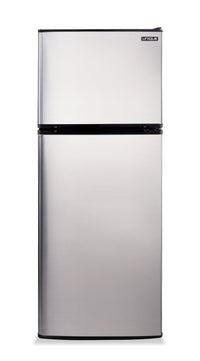 Off-Grid by Unique 10.3 Cu. Ft. Solar-Powered 12/24 DC Top-Mount Refrigerator - Stainless Steel - UGP-290LSS