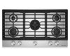 KitchenAid Gas-on-Metal Cooktop with Integrated Wok Grate – Stainless Steel - KCGK736SSS