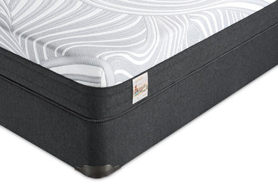 Springwall Spa 8 Firm Smooth Top Queen Mattress in a Box Set | Ensemble matelas ferme à plateau-coussin dans une boîte Spa 8 de Springwall pour grand lit