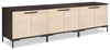 Sonora 3-piece TV Stand with Storage for TVs up to 86\"- Dark Oak