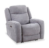Atlantis 38\" Zero Gravity Fabric Power Reclining Chair with USB Port - Dove Grey