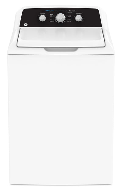 GE 4.4 Cu Ft. Top Load Washer – White - GTW334BMRWS | Laveuse GE à chargement par le haut de 4,4 pi³ - blanche - GTW334BMRWS