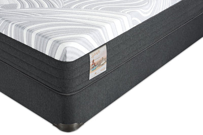 Springwall Spa 10 Firm Smooth Top Queen Mattress in a Box Set | Ensemble matelas ferme à plateau-coussin dans une boîte Spa 10 de Springwall pour grand lit