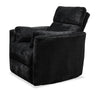 Remi 38\" Fabric Swivel Glider Power Reclining Chair with USB Ports – Charcoal