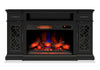 Zenith 64\" Electric Fireplace TV Stand with Storage for TVs up to 70\" - Black