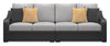 Jasper Patio Right and Left Facing Loveseats - Black