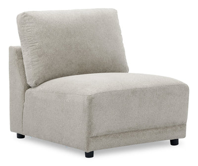 Voyage Modular Fabric Armless Chair with Removable Back Cushions – Beige | Fauteuil sans accoudoirs modulaire Voyage en tissu avec coussins de dossier amovibles - Beige