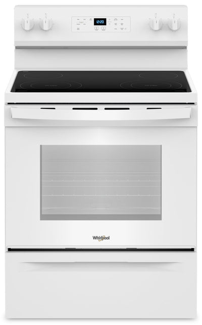 Whirlpool 5.3 Cu. Ft. Electric Range with Self-Clean - White - YWFES3530RW | Cuisinière électrique Whirlpool de 5,3 pi³ avec autonettoyage - blanche - YWFES3530RW