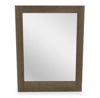 Aida Bedroom Dresser Mirror, Made in Canada - Brown