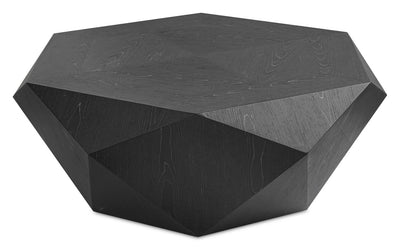 Dawson 37” Modern Coffee Table - Black | Table à café moderne Dawson de 37 po - noire