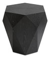Dawson 19” Modern End Table - Black