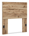 Derekson Panel Headboard for Kids, Natural - Twin Size