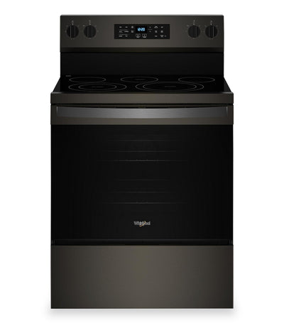 Whirlpool 5.3 Cu. Ft. Electric Range with No Preheat Air Fry - Black Stainless Steel - YWFES5030RV | Cuisinière électrique Whirlpool de 5,3 pi3 avec friture à air sans préchauffage - acier inoxydable noir - YWFES5030RV | YWFES5RV