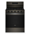 Whirlpool 5 Cu. Ft. Gas Range with Air Fry and Self-Clean - Black Stainless Steel - WFGS5030RV