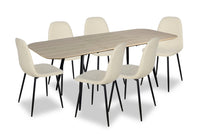 Joss 7pc Dining Set with Table & 6 Chairs - 63-86.5