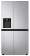 LG 36\" 23 Cu. Ft. Side-by-Side Counter-Depth Refrigerator - Platinum Silver - LS23C4230V