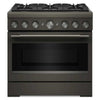 KitchenAid 5.1 Cu. Ft. Dual Fuel Range with No Preheat Air Fry – Black Ore - KFDS936SBE