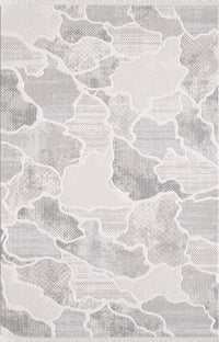 Cove Waves Grey Area Rug - 7'11