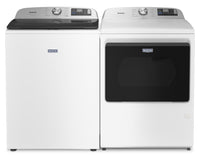 Maytag 6.0 Cu. Ft. Smart Top-Load Washer and 7.4 Cu. Ft. Gas Dryer – White