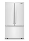 Whirlpool 36\" 31 Cu. Ft. French-Door Refrigerator with Ice Maker - White - WRFF3136SW