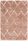 Serafina Pink Shag 3'11\" x 6'0\" Area Rug