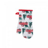 Cotton Oven Mitt Red Truck with Tree - Set of 4 Kitchen Linen