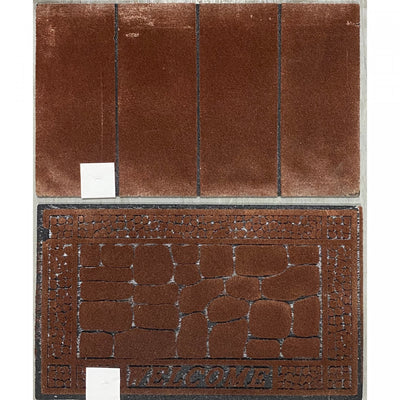 Heavy Rubber Door Mat 18x30 Welcome Brick Floormat|Paillasson robuste 18x30 en caoutchouc « Welcome » à motif de brique