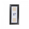 Arcadian Black Photo Frame 2-4x4 + 1-4x6 Frames