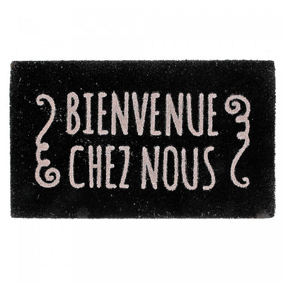Coir Door Mat Bienvenue Chez Nous Floormat|Paillasson en fibre de coco « Bienvenue Chez Nous »
