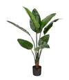 Artificial 45\" Bird Of Paradise Indoor & Outdoor In Black Pot