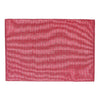 Chambray Ribbed Placemat Red - Set of 12