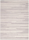 Faith Silver-Cream Area Rug - 3'11\" x 5'7\"