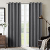Melgar 54\" x 84\" Grommet Panel (Set of 2) - Grey