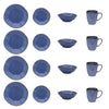Ryo 16-Piece Dinnerware Set - Blue