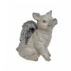 Polyresin Garden Figurine Sitting Pig with Wings - S