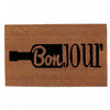 Coir Door Mat Bonjour Vin Floormat