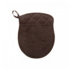 Quilted Potholder with Pocket Chocolate - Set of 4