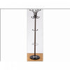 Head Coat Hanger Brown with Marble Base Coat Racks