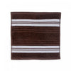 Deluxe Wash Cloth 12 x 12 Chocolate - Set of 6 Towels