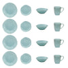 Ryo 16-Piece Dinnerware Set - Aqua