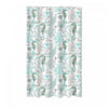 Printed Canvas Shower Curtain with Roller Hooks Seahorse