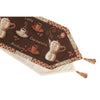 Tapestry 36\" Table Runner Coffee Drinks