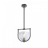 Cheshire Black & Nickel 1-Light Pendant
