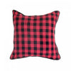Filled Cotton Cushion 18\" x 18\" Buffalo Set of 2 Cushions